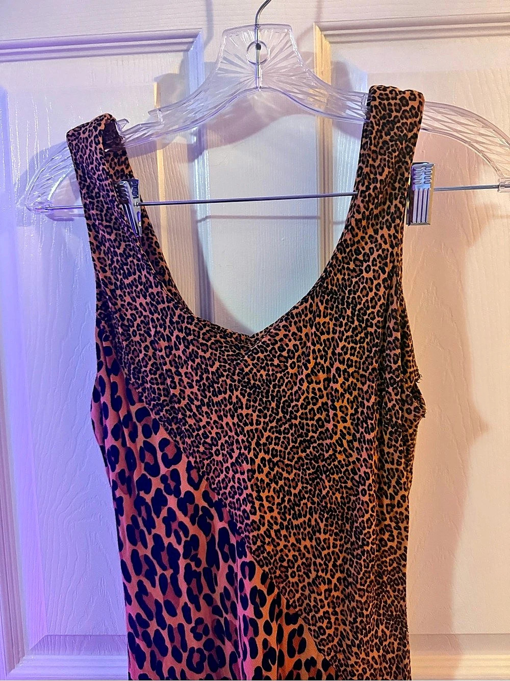 Leopard Print Maxi Dress Size 10